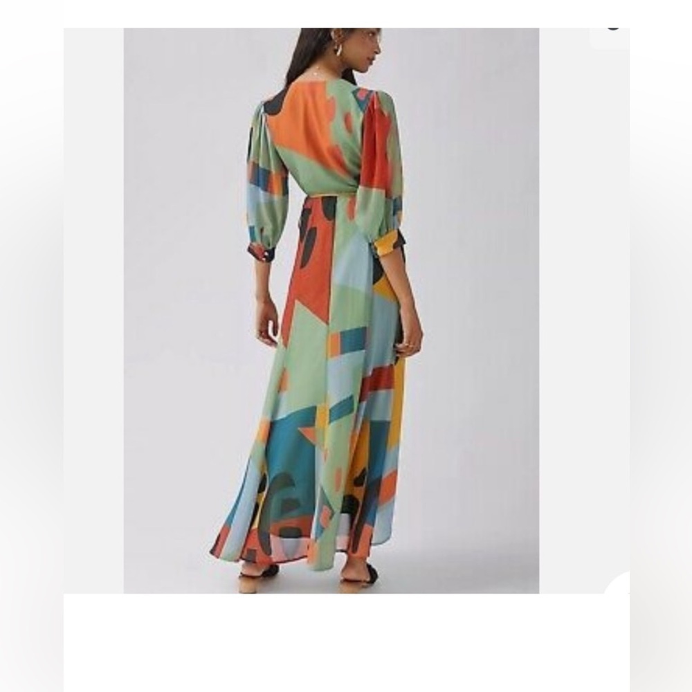Hutch | Abstract Wrap Maxi Dress | Anthropologie - Picture 2 of 9